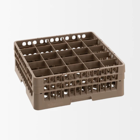 Casier verres 25 compartiments/166 mm