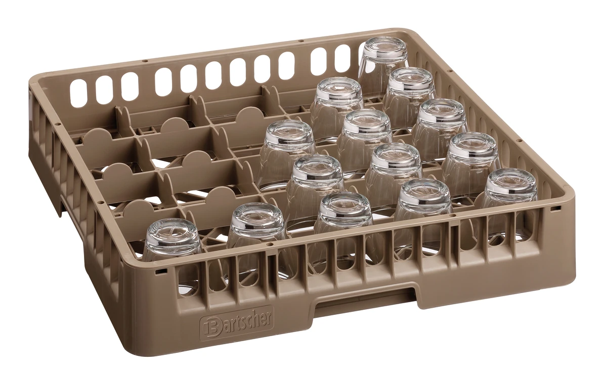 Casier verres 25 compartiments/83 mm