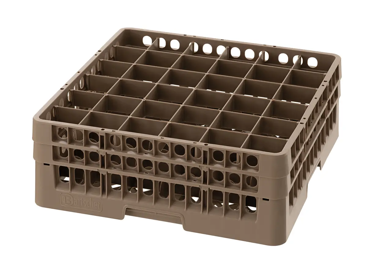 Casier verres 36 compartiments/166 mm