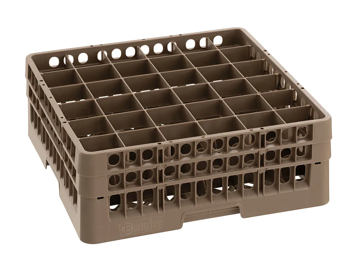 Casier verres 36 compartiments/166 mm