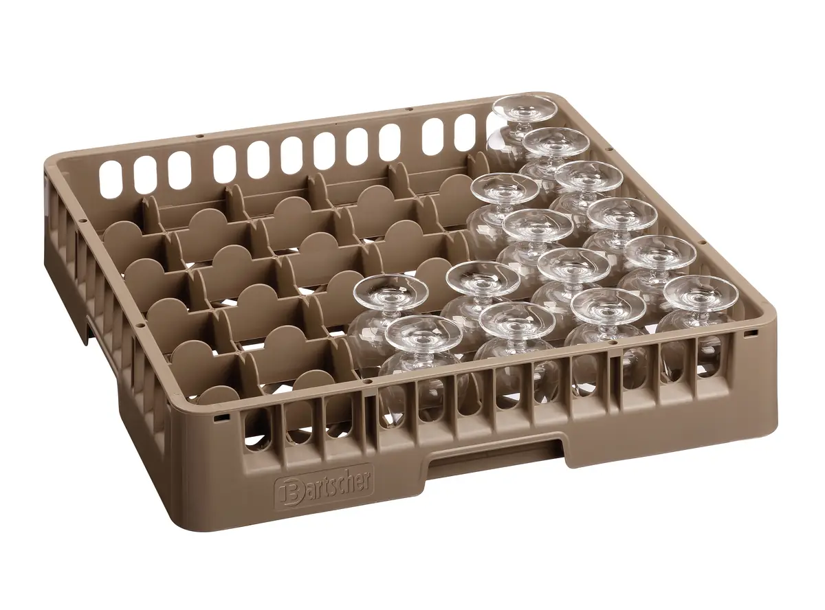 Casier verres 36 compartiments/83 mm