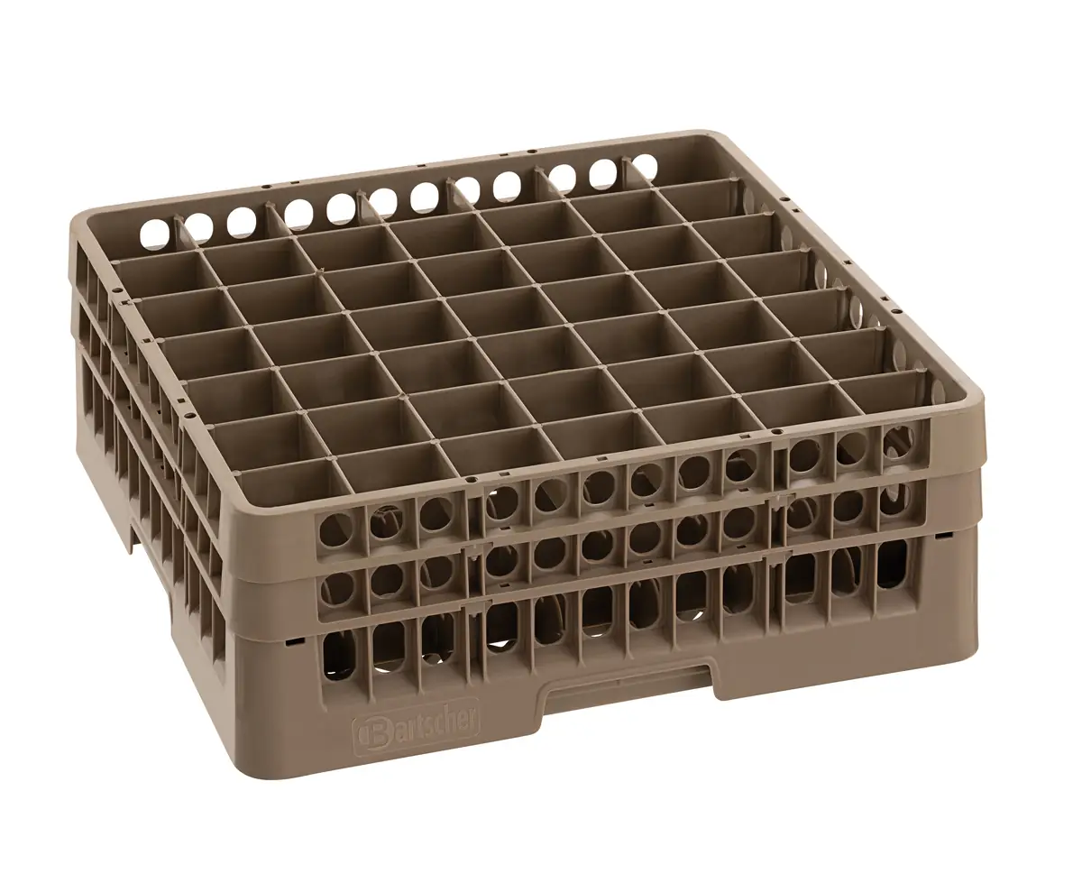 Casier verres 49 compartiments/166 mm