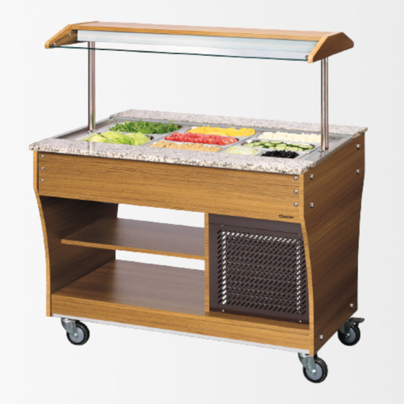 Chariot buffet froid 3x1/1 GN