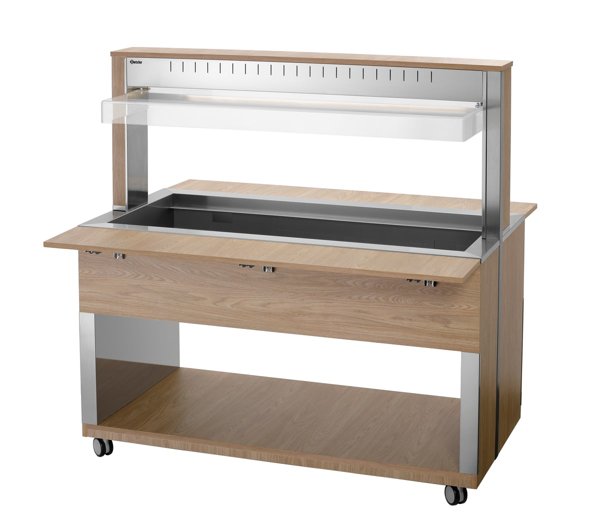 Chariot de buffet pour plats chauds