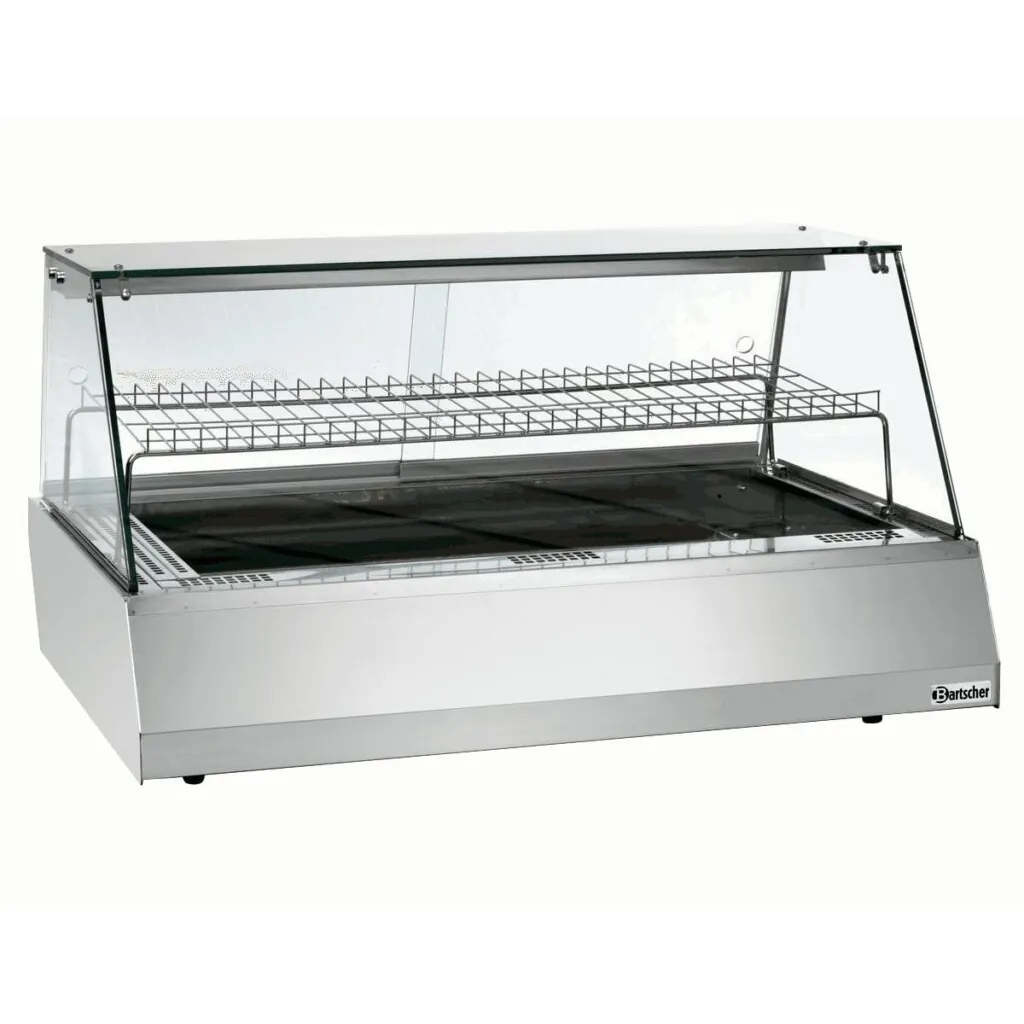 Vitrine Chauffante 3/1 GN, verre plat Vitrine Chauffante 3/1 GN, verre platv