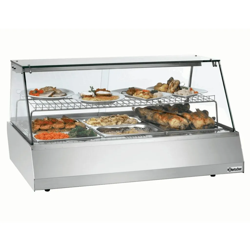Vitrine Chauffante 3/1 GN, verre plat Vitrine Chauffante 3/1 GN, verre plat