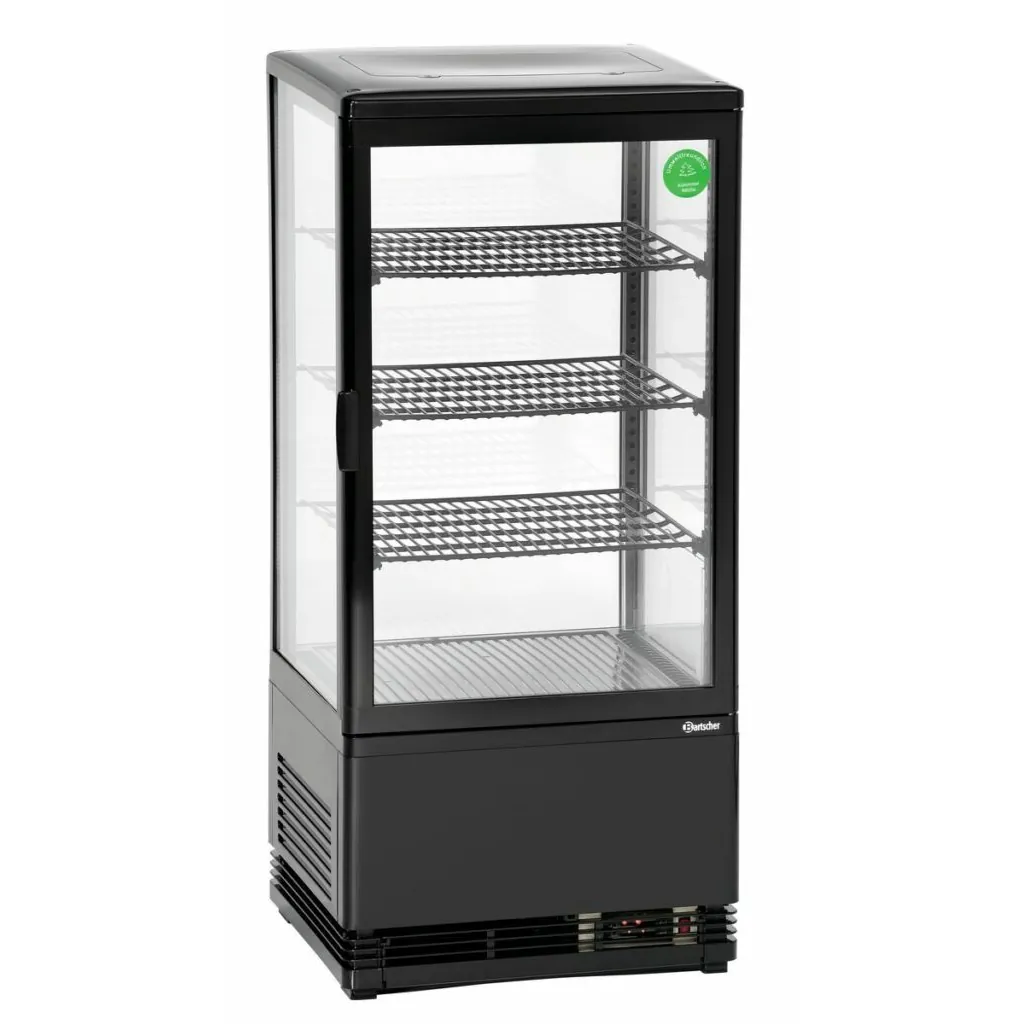 Mini vitrine réfrigérée 78 L, noire Mini vitrine réfrigérée 78 L, noire