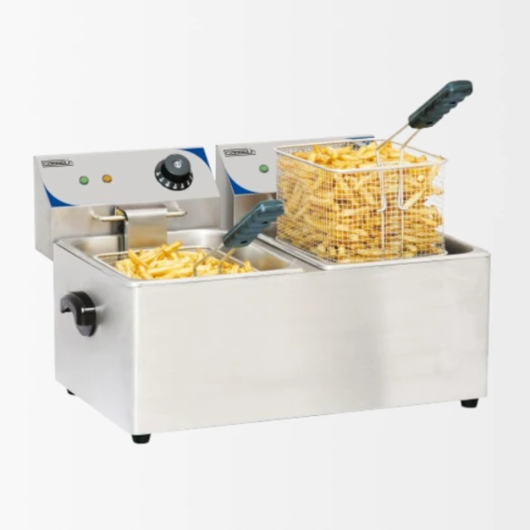 Friteuse électrique 2 x 4 litres