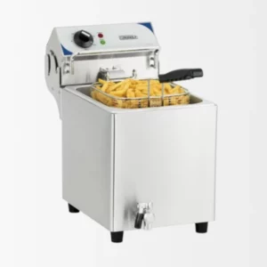 Friteuse électrique avec vanne de vidange 7 litres