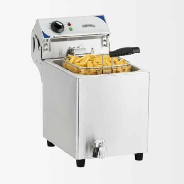 Friteuse électrique avec vanne de vidange 7 litres