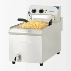 Friteuse électrique avec vanne de vidange 10 litres haut rendement