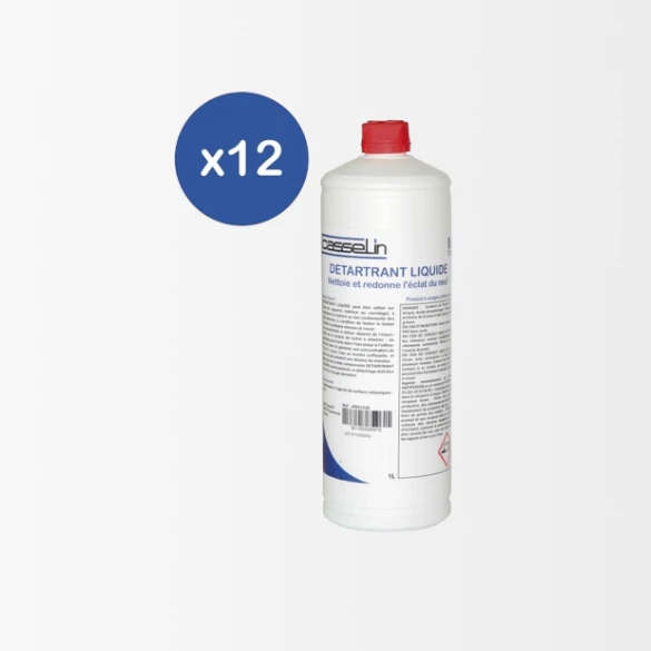 Lot de 12 - Détartrant liquide 1L